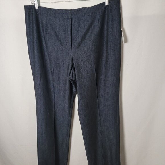 Jones Studio Separates Gray Classic Fit Career Work Wear Straight Leg Pants 16 - Picture 4 of 9